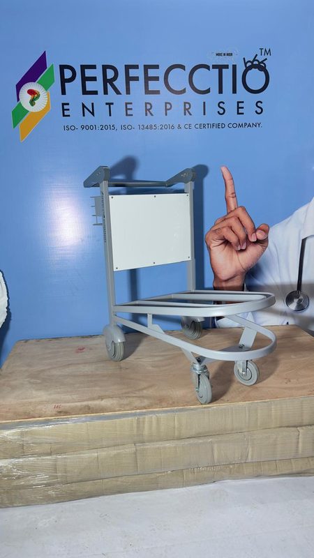 Airport Cargo Trolley MS Construction Basket Upright Handle